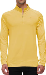 YIRUIYA Men's Half Zip Hiking Shirt  Comfy Breathable