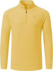 YIRUIYA Men's Half Zip Hiking Shirt  Comfy Breathable