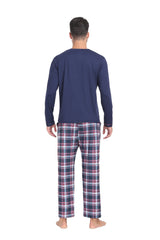 YIRUIYA Plaid Long Sleeve Soft Loungewear Pajama Set