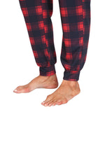 YIRUIYA Women's Long Sleeve Plaid Pants Pajama Set