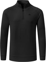 YIRUIYA Men's Half Zip Hiking Shirt  Comfy Breathable