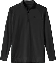 YIRUIYA Men's Half Zip Hiking Shirt  Comfy Breathable