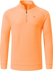 YIRUIYA Men's Half Zip Hiking Shirt  Comfy Breathable