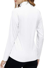 YIRUIYA Half Zip Pullover Women Running Shirt Athletic Long Sleeve Workout Tops