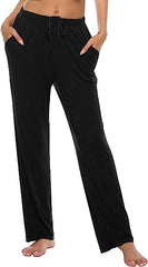 YIRUIYA Women’s Pajama Pants Stretch Modal Pajama Bottoms Lounge Pants with Pockets