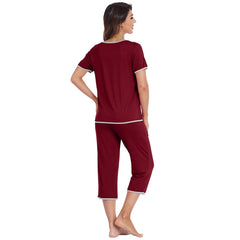 YIRUIYA women's short sleeve pajama set