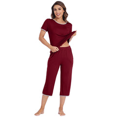 YIRUIYA women's short sleeve pajama set