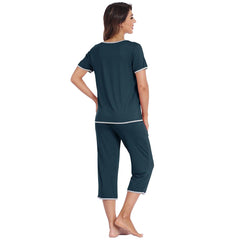 YIRUIYA women's short sleeve pajama set