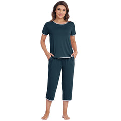 YIRUIYA women's short sleeve pajama set