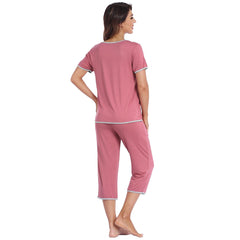 YIRUIYA women's short sleeve pajama set