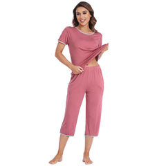 YIRUIYA women's short sleeve pajama set