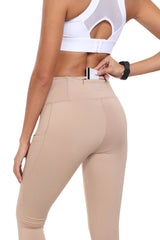 YIRUIYA Women's High Waist Pocket Running Yoga Pants