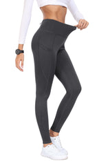 YIRUIYA Women's High Waist Pocket Running Yoga Pants