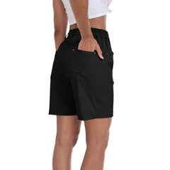 YIRUIYA Lightweight waterproof pocket shorts for women