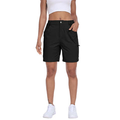 YIRUIYA Lightweight waterproof pocket shorts for women