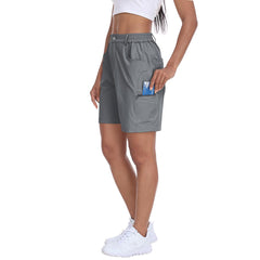 YIRUIYA Lightweight waterproof pocket shorts for women