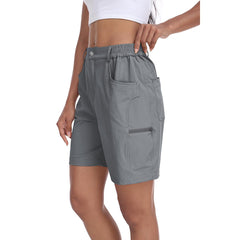 YIRUIYA Lightweight waterproof pocket shorts for women