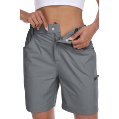 YIRUIYA Lightweight waterproof pocket shorts for women