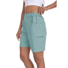 YIRUIYA Lightweight waterproof pocket shorts for women