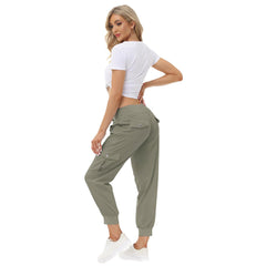 YIRUIYA Women's Cargo Pants Lightweight Joggers Pants with Hiking Athletic Pants Casual Sweatpants