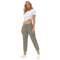 YIRUIYA Women's Cargo Pants Lightweight Joggers Pants with Hiking Athletic Pants Casual Sweatpants