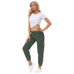 YIRUIYA Women's Cargo Pants Lightweight Joggers Pants with Hiking Athletic Pants Casual Sweatpants