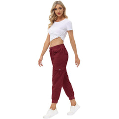 YIRUIYA Women's Cargo Pants Lightweight Joggers Pants with Hiking Athletic Pants Casual Sweatpants