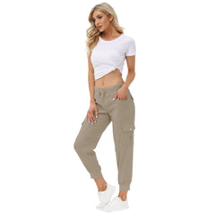 YIRUIYA Women's Cargo Pants Lightweight Joggers Pants with Hiking Athletic Pants Casual Sweatpants