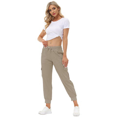 YIRUIYA Women's Cargo Pants Lightweight Joggers Pants with Hiking Athletic Pants Casual Sweatpants