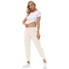 YIRUIYA Women's Cargo Pants Lightweight Joggers Pants with Hiking Athletic Pants Casual Sweatpants