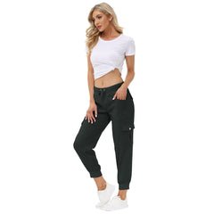 YIRUIYA Women's Cargo Pants Lightweight Joggers Pants with Hiking Athletic Pants Casual Sweatpants