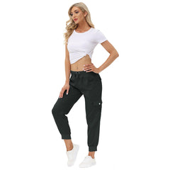 YIRUIYA Women's Cargo Pants Lightweight Joggers Pants with Hiking Athletic Pants Casual Sweatpants