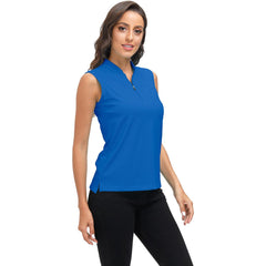 YIRUIYA Women's Tennis Shirt Sleeveless Golf Polo Shirt Sport Active T-Shirt