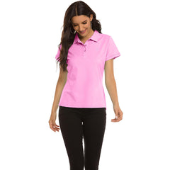 YIRUIYA Women's Polo Shirt Golf Short Sleeve