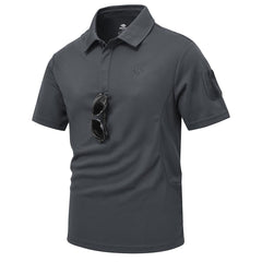 YIRUIYA Men's polo short sleeve shirt