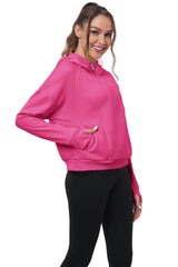 YIRUIYA Women's Half Zip Hoodie Long Sleeve