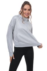 YIRUIYA Women's Half Zip Hoodie Long Sleeve