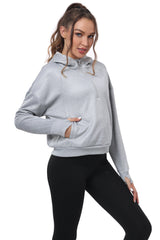 YIRUIYA Women's Half Zip Hoodie Long Sleeve