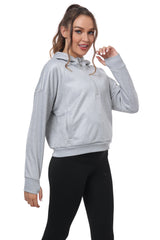 YIRUIYA Women's Half Zip Hoodie Long Sleeve