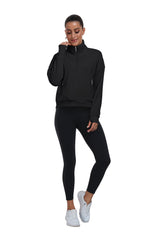 YIRUIYA Women's Half Zip Pullover Long Sleeve