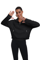 YIRUIYA Women's Half Zip Pullover Long Sleeve