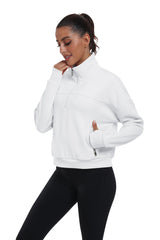 YIRUIYA Women's Half Zip Pullover Long Sleeve