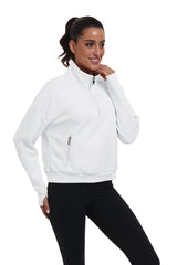 YIRUIYA Women's Half Zip Pullover Long Sleeve