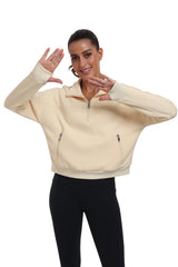 YIRUIYA Women's Half Zip Pullover Long Sleeve