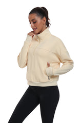 YIRUIYA Women's Half Zip Pullover Long Sleeve