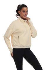 YIRUIYA Women's Half Zip Pullover Long Sleeve