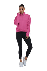 YIRUIYA Women's Half Zip Pullover Long Sleeve