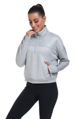 YIRUIYA Women's Half Zip Pullover Long Sleeve