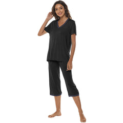 YIRUIYA Women's lightweight, loose and comfortable pajama set