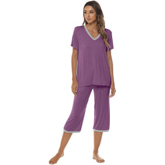 YIRUIYA Women's lightweight, loose and comfortable pajama set